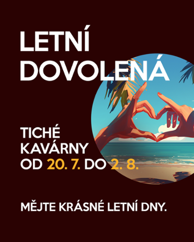 Letní dovolená Tiché kavárny