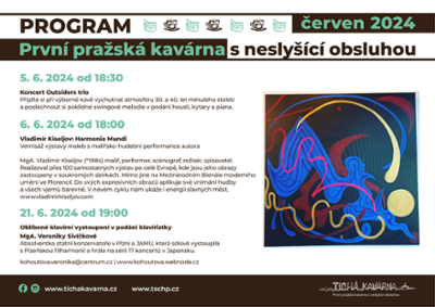 Červnový program Tiché kavárny je tu!