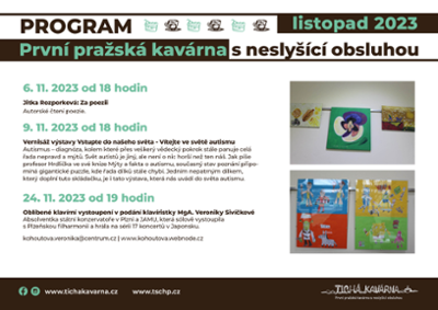 Program Tiché kavárny na listopad