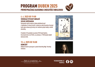 Program kavárny na duben